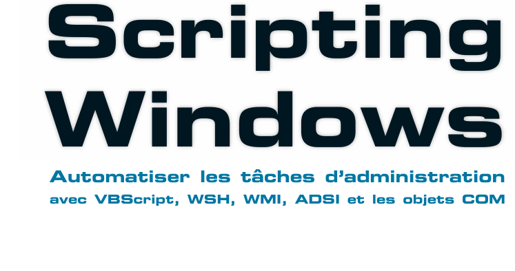 Couverture de Scripting Windows